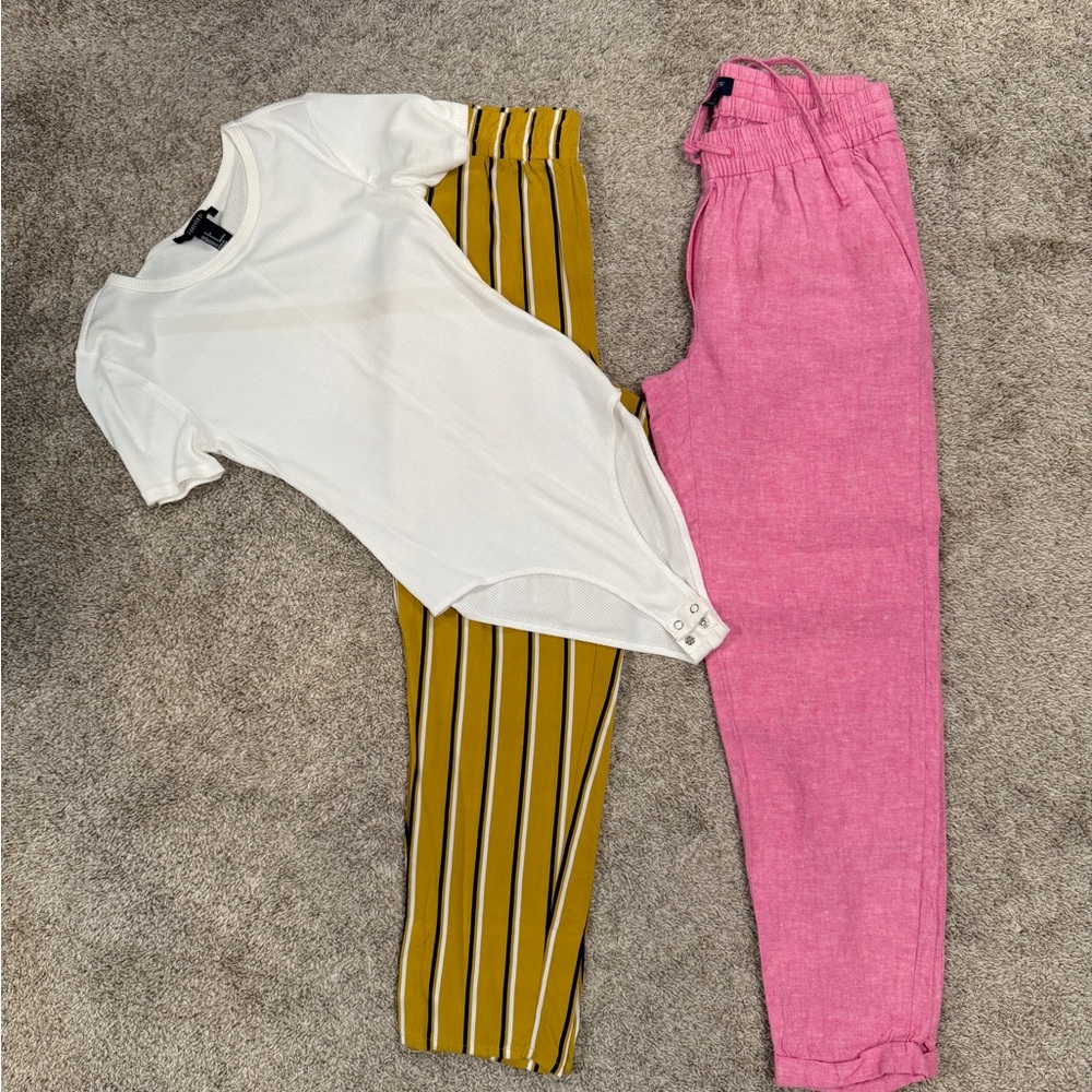 2 pants and 1 bodysuit bundle (3 items total)